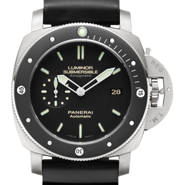 一比一 Panerai 沛纳海 LUMINOR SUBMERSIBLE 1950 AMAGNETIC 3 DAYS AUTOMATIC TITANIO Pam00389/Pam389 - Noob完美版