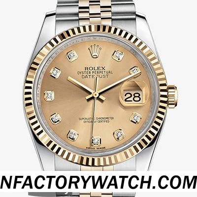 一比一 Rolex 劳力士 DATEJUST 日志型 116233 玫瑰金 - Noob终极版