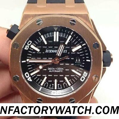 一比一爱彼 Ap Diver 皇家橡树离岸型系列 Royal Oak Offshore 15703ST.OO.A002CA.01 玫瑰金 - Noob V6终极版