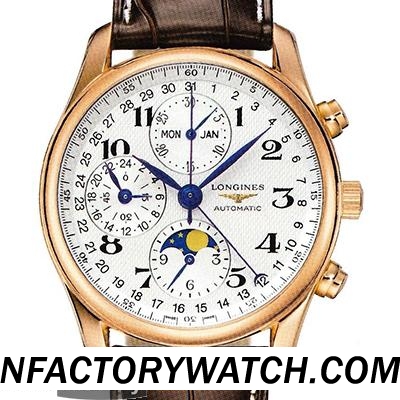 一比一 Longines 浪琴 Master Collection 名匠系列 L2.673.8.78.3 月相 - Noob完美版