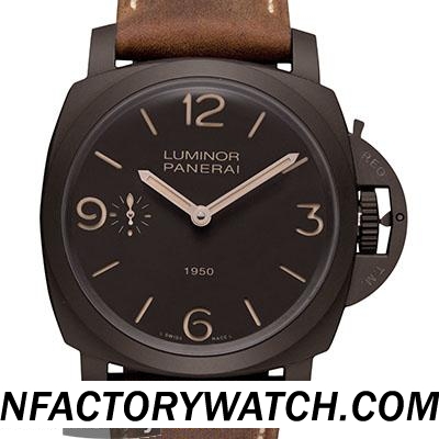 一比一 Panerai 沛纳海 Luminor Composite 1950 3 Days Pam00375 Pam375 钛壳 - Noob完美版