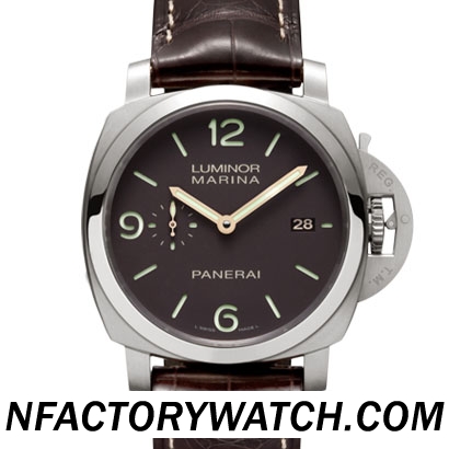 一比一Panerai沛纳海LUMINOR MARINA 1950 3 DAYS AUTOMATIC TITANIO PAM00351/Pam351 - Noob完美版