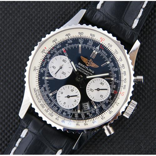 高仿百年灵航空计时01手表（NAVITIMER 01）系列AB012012/BB01(Navitimer航空精钢表链)男士腕表