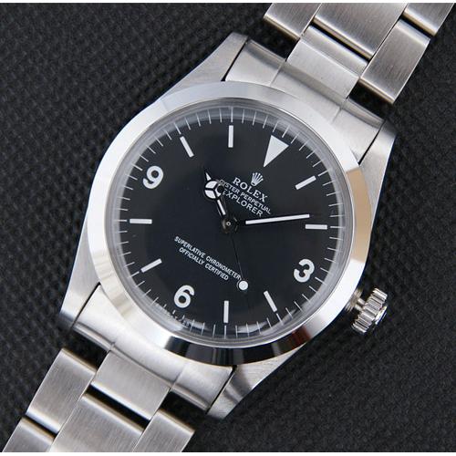 高仿劳力士ROLEX-探险家型系列手表 369数字 黑色表盘 高仿1:1复制Noob版