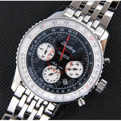 高仿百年灵（BREITLING）蒙柏朗计时手表01限量版（Montbrillant 01 Limited）系列AB013112-G735(Navitimer航空精钢表链)腕表